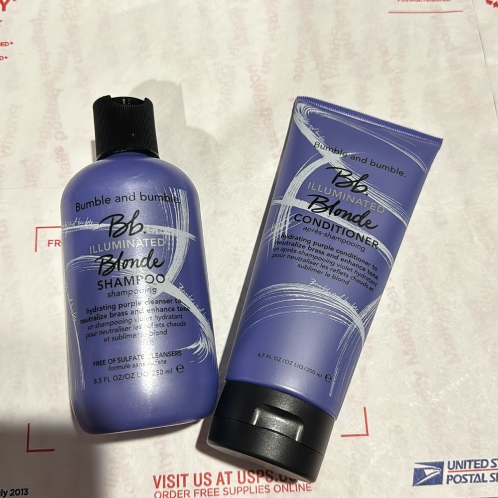 Bumble and bumble blonde shampoo and conditioner set